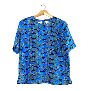 Women's Vintage Retro Christie & Jill Blouse L